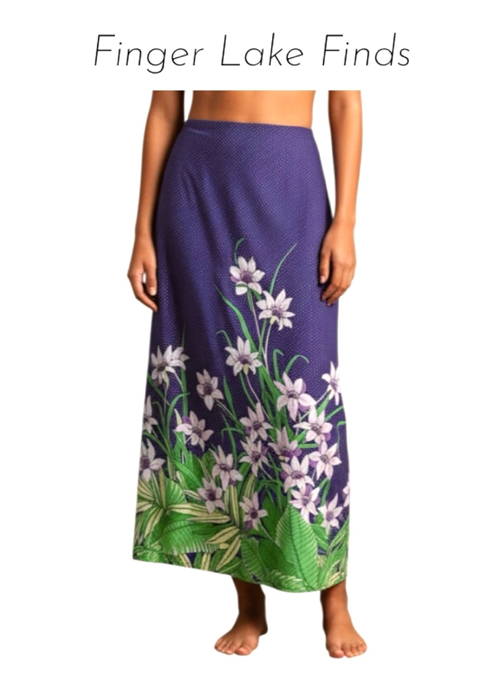 Sandcastle Purple Bathing Suit Cover-Up Skirt, Lg